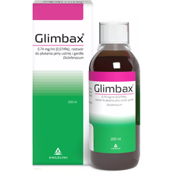 Glimbax 0,74mg/ml roztwór do płukania jamy ustnej 200ml