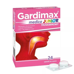 Gardimax medica Junior tabletki do ssania 24 sztuki