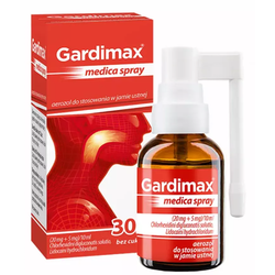 Gardimax medica aerozol do gardła 30ml