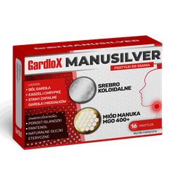 Gardlox Manusilver 16 pastylek do ssania