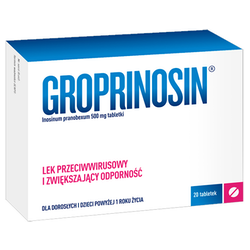 Groprinosin 500mg 20 tabletek