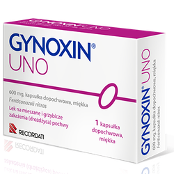 Gynoxin Uno 600mg 1 kapsułka dopochwowa