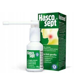 Hascosept aerozol do gardła 30ml