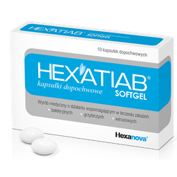 Hexatiab Softgel kapsułki dopochwowe 10 sztuk