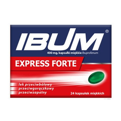 Ibum Express Forte kapsułki 24 sztuk