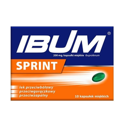 Ibum Sprint 200mg 10 kapsułek