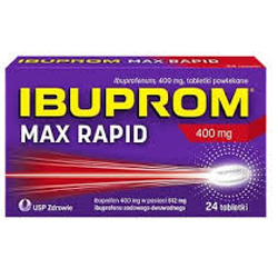 Ibuprom Max Rapid 400mg tabletki powlekane 24 sztuki