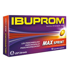 Ibuprom MAX Sprint 10 kapsułek