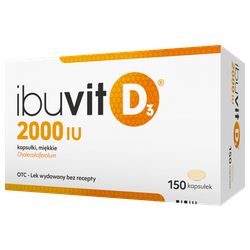 Ibuvit D3 2000 IU kapsułki 150 sztuk