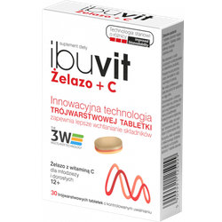 Ibuvit Żelazo +C 30 tabletek