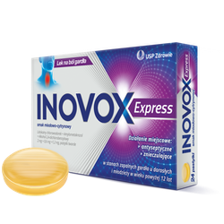 Inovox Express miodowo-cytrynowy 24 tabletki do ssania