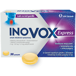 Inovox Express miodowo-cytrynowy 36 tabletki do ssania