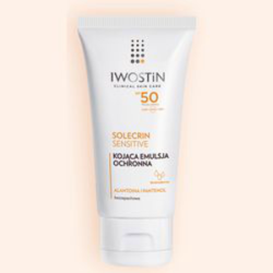 Iwostin SPF 50+ Solecrin Sensitive Emulsja ochronna 100ml DATA 30.01.2026