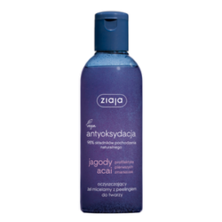 Ziaja Jagody acai Oczyszczający żel micelarny z peelingiem do twarzy 200ml