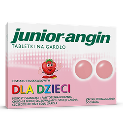 Junior-angin tabletki do ssania 24 sztuk