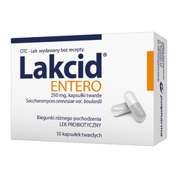 Lakcid Entero 250 mg kapsułki twarde 10 sztuk