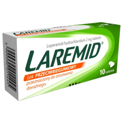 Laremid tabletki przeciwbiegunkowe 20 sztuk
