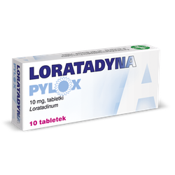 Loratadyna Pylox 10mg 10 tabletek