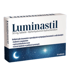 Luminastil 50 mg 10 tabletek