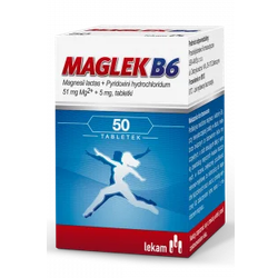 Maglek B6 tabletki 51mg+5mg 50 tabletek powlekanych