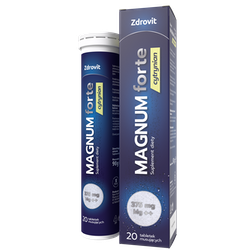 Zdrovit Magnum Forte Cytrynian 20 tabletek musujących