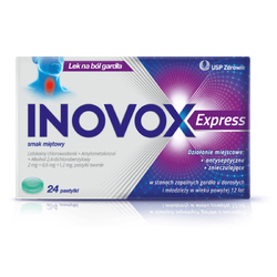 Inovox Express mięta 24 tabletek do ssania