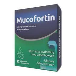 Mucofortin 600mg 10 tabletek musujących