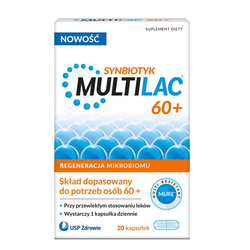 Multilac 60+ kapsułki 20 sztuk