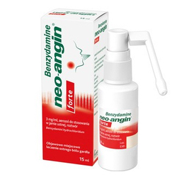 Neo-angin Forte 3mg/ml aerozol do jamy ustnej 15ml