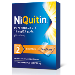 NiQuitin 14mg/24h system transdermalny plastry 7 sztuk