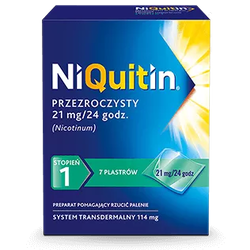 NiQuitin 21mg/24h system transdermalny plastry 7 sztuk