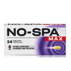 No-Spa MAX 80mg tabletki 24 sztuk