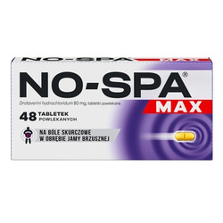 No-Spa MAX 80mg tabletki 48 sztuk
