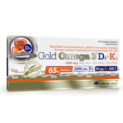 Gold Omega3 D3+K2 30 kapsułek