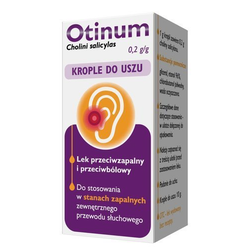 Otinum 20% krople do uszu 10g