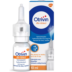 Otrivin dla dzieci 0,05% aerozol do nosa 10ml