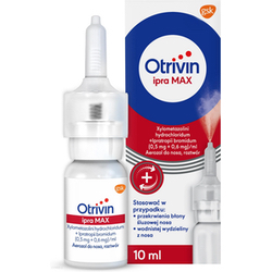 Otrivin Ipra Max 0,5mg + 0,6mg Aerozol do nosa 10ml