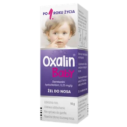 Oxalin baby 0.025% żel nosa 10g