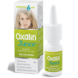 Oxalin junior 0.05% żel nosa 10g