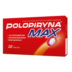 Polopiryna Max 0,5g 10 tabletek