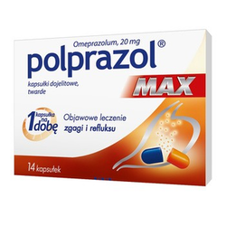 Polprazol Max 20mg kapsułki 14 sztuk