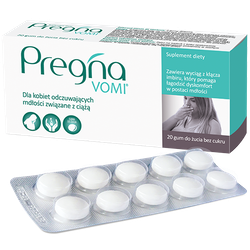 Pregna Vomi 20 gum do żucia