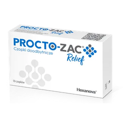 Procto-Zac® Relief czopki doodbytnicze 10 sztuk