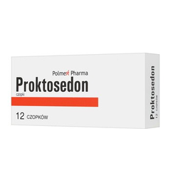 Proktosedon czopki 12 sztuk