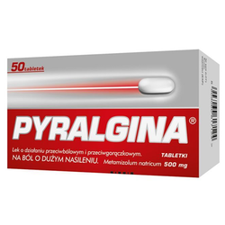 Pyralgina 500mg tabletki 50 sztuk