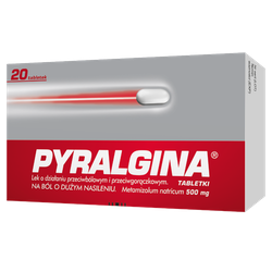 Pyralgina 500mg tabletki 20 sztuk