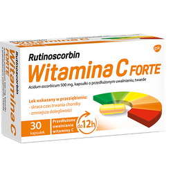 Rutinoscorbin Witamina C Forte 30 kapsułek