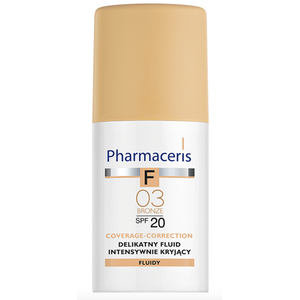 Pharmaceris F DELIKATNY FLUID INTENSYWNIE KRYJĄCY SPF 20 03 BRONZE 30ml