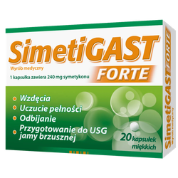Simetigast Forte 240mg 20 kapsułek