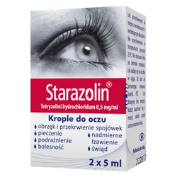 Starazolin krople do oczu 0,5 mg/ml 2 x 5ml